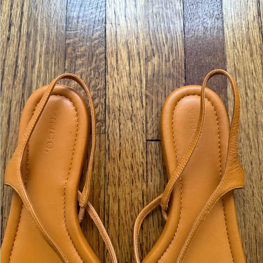 Vince Deana Leather Slingback Sandals NWOT